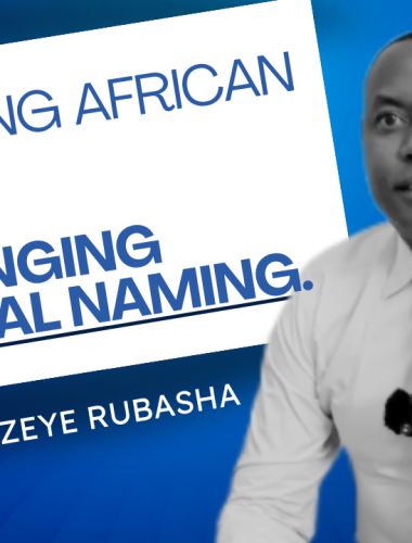 Reclaiming African Identity: Challenging Colonial Naming.